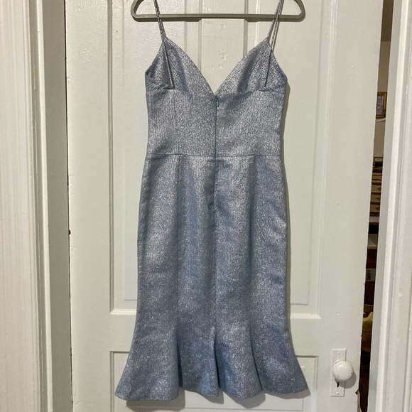 ASO RARE Lorelai Gilmore Girls Ice Blue Sparkly Formal Dress Vintage Y2K 00s - Picture 13 of 16